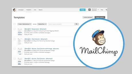 eDM Template + mailChimp