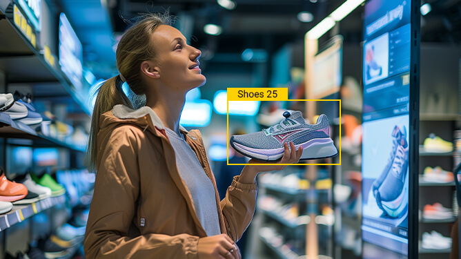 Advantech UBX-100 serves as an edge computer for AI object detection in retail