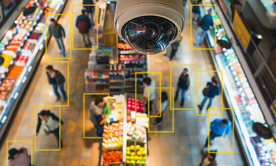 UBX-500 can identify abnormal events or monitor customer behaviors in stores or buildings