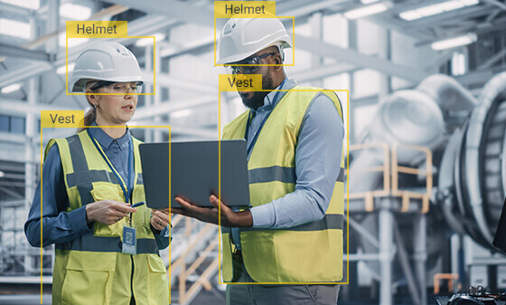 Data can be trained on UBX-500, enabling edge computers to recognize objects
